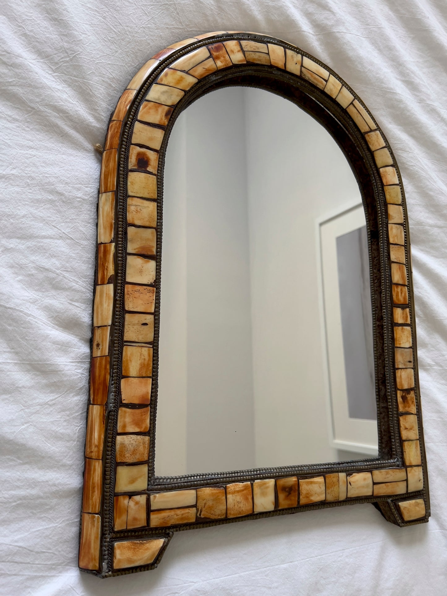 Vintage Handmade Mosaic Mirror