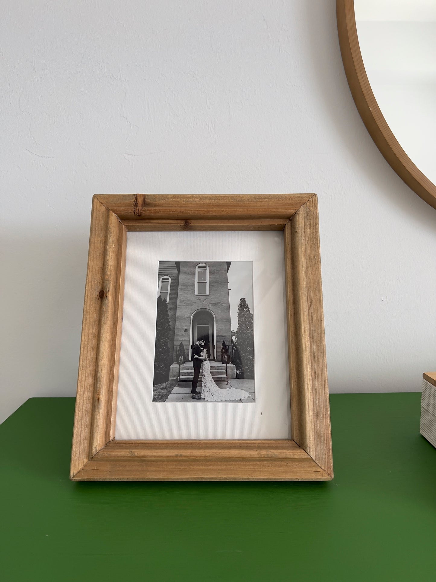 Drexel Heritage 8x10 Rustic Wood Photo Frame